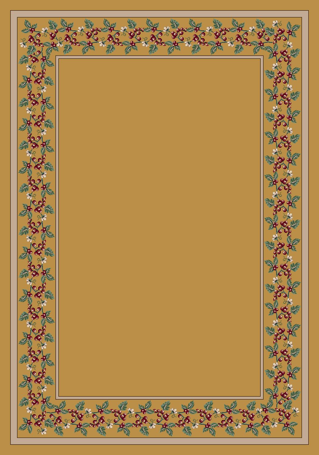 Wildberry Pale Topaz Milliken Design Center Collection Area Rug