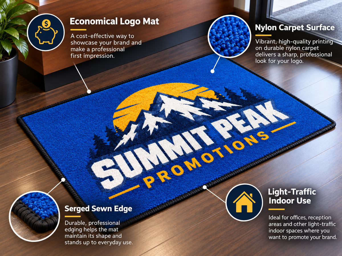 Motif Logo Mat features and benefits