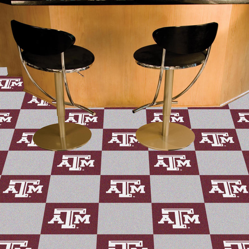 Texas A&M University Collegiate Team Carpet Tiles