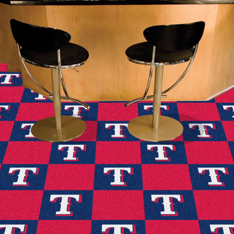 Texas Rangers MLB Team Carpet Tiles