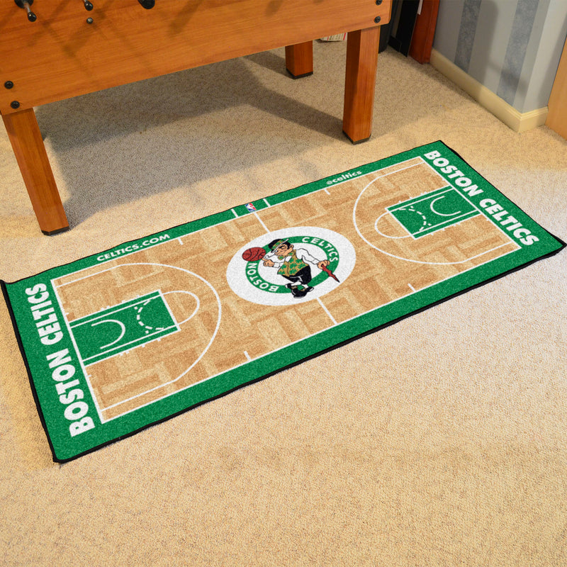 Boston Celtics NBA Court Large Runner