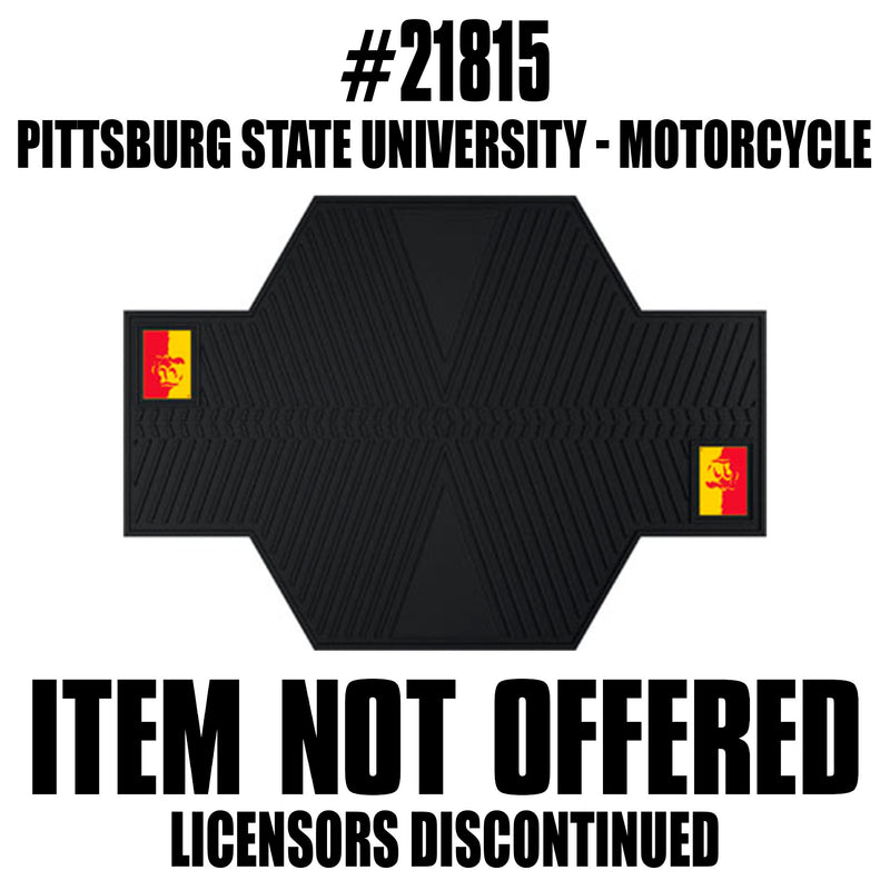 Pittsburg State University Collegiate Motorcycle Mat