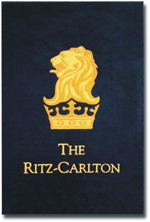 Custom Logo Elegant Shaved Rug Ritz Carlton