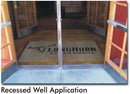 Customized Coco Brushed Inlay Logo Mat