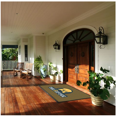 Custom doorway floor mat