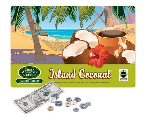 Custom countertop promotional mat