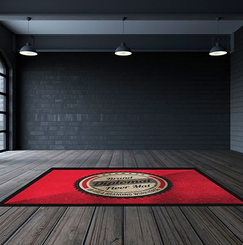 Custom computer dyed floor mat