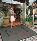 Custom Berber Inlay Logo Mat