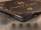 Branded Comfort Custom Logo Mat edge and backing construction