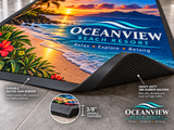 Channel Impressions HD Logo Mats edge and backing construction