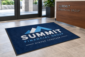 Computer Dyed Custom Logo Floor Mat custom mat product view