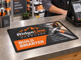 Counter Custom Logo Mat custom mat product view