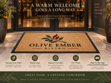 Designer Coir Custom Logo Mat features and benefits
