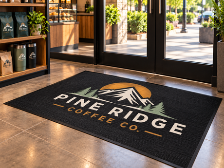 Media Vinyl Custom Logo Mat custom mat product view