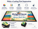 POP promotional logo mat features and benefits