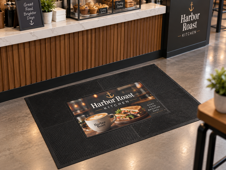 POP Scrape Custom Logo Mat custom mat product view
