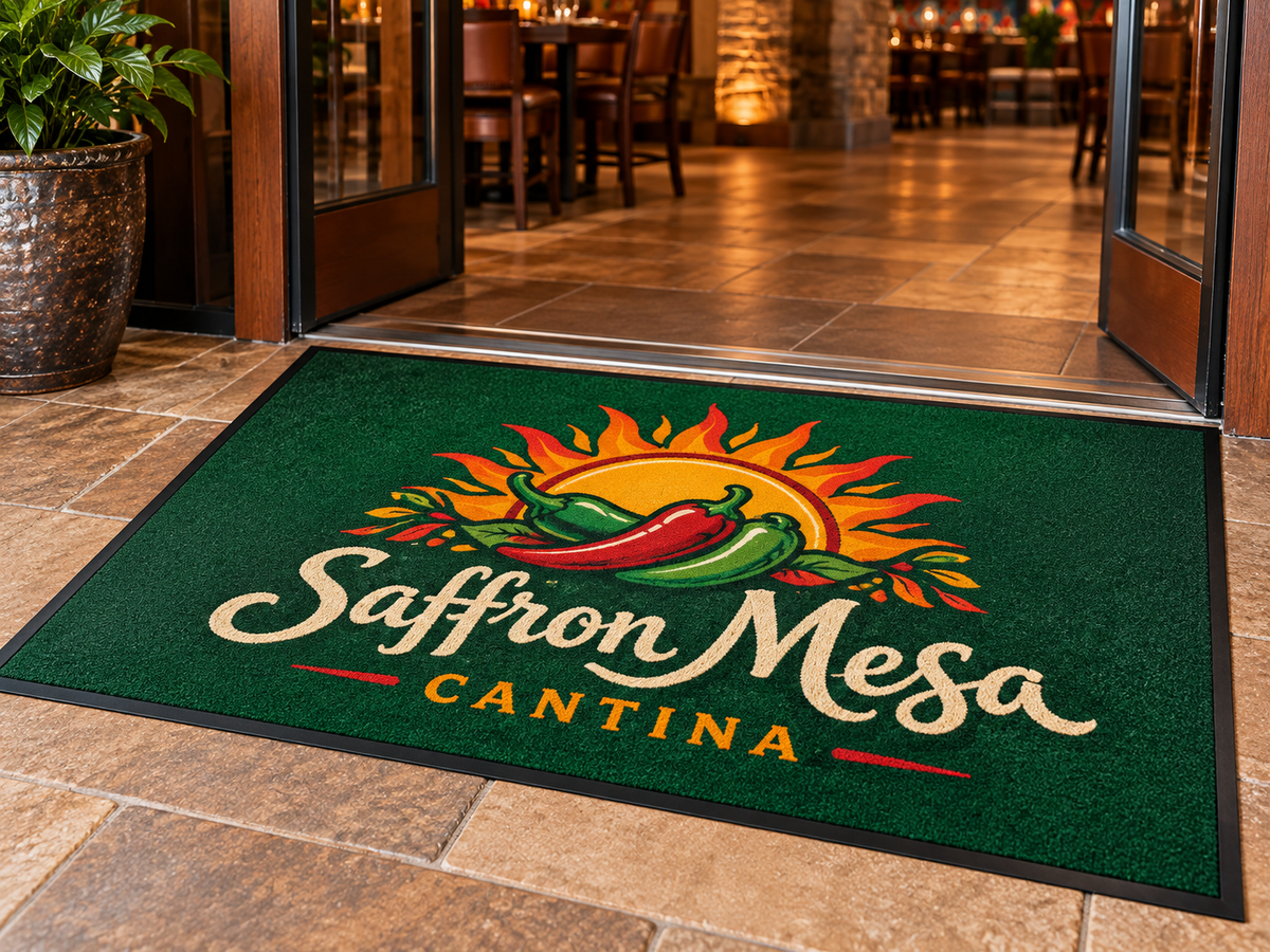 Prestige Rubber Logo Mat custom mat product view