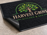 Prestige Vinyl Logo Mat edge and backing construction
