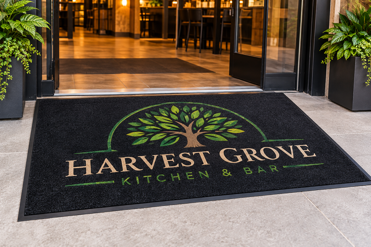Prestige Vinyl Logo Mat custom mat product view