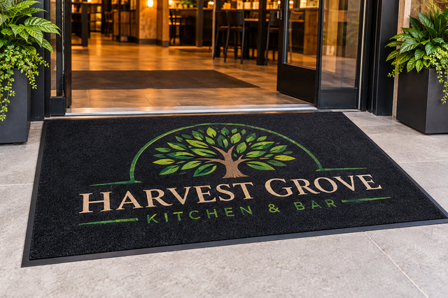 Prestige Vinyl Logo Mat custom mat product view
