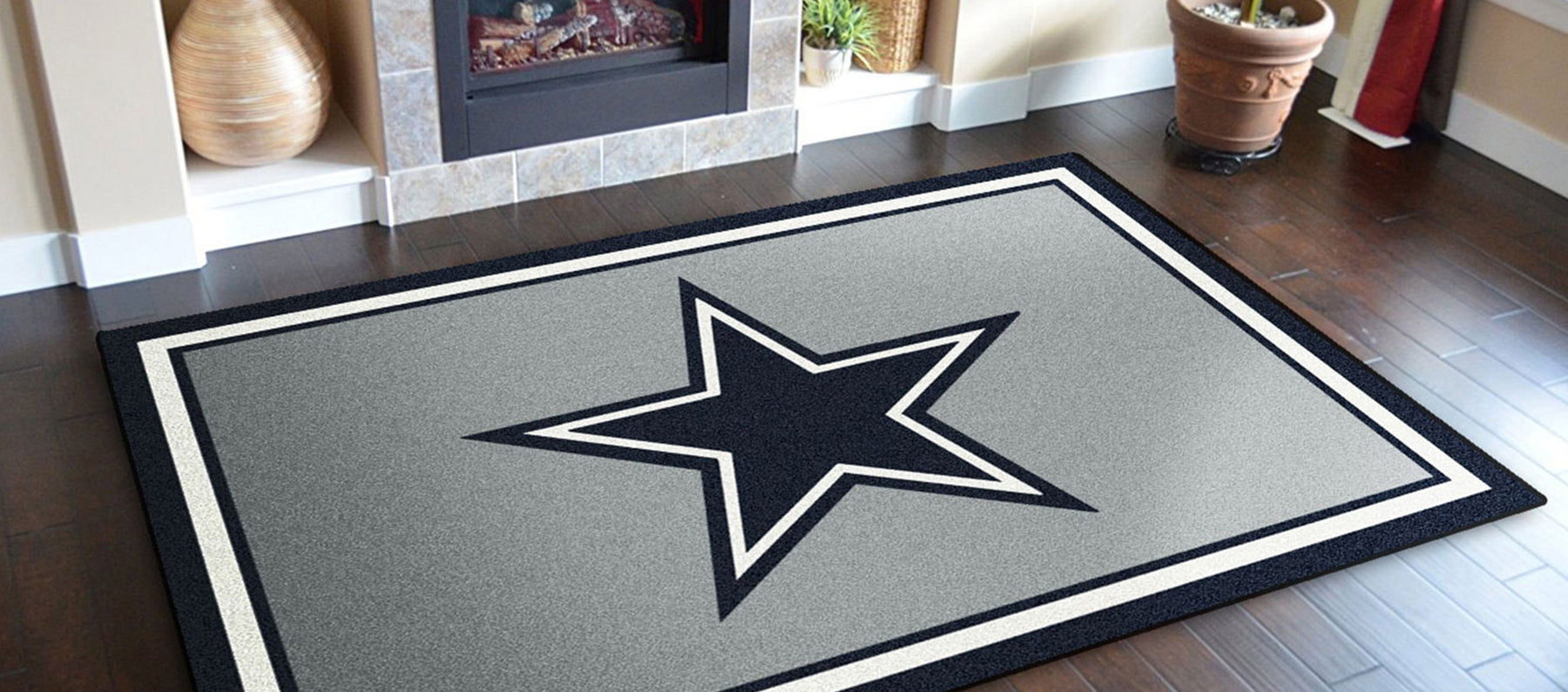 Custom pushing fashion p rug