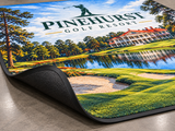 TradeshowXL Custom Logo Rug edge and backing construction