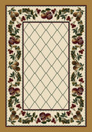 Fruit Medley Opal Topaz Signature Collection Area Rug