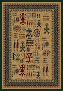 Limoges Topaz Emerald Signature Collection Area Rug