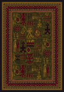 Limoges Olive Signature Collection Area Rug