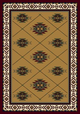 Shiba Topaz Garnet Signature Collection Area Rug