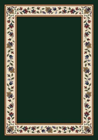 Symphony Emerald Solid Signature Collection Area Rug