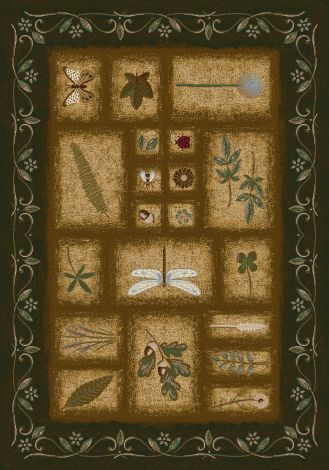 Meadow Olive Signature Collection Area Rug