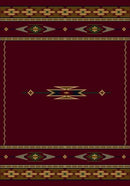 Eagle Canyon Garnet Signature Collection Area Rug