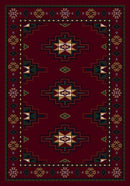 Prairie Star Garnet Signature Collection Area Rug