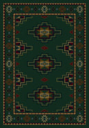 Prairie Star Emerald Signature Collection Area Rug