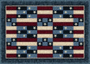 America Patchwork Denim Seasonal Collection Area Rug
