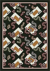 4 Of A Kind Field Theme Rugs 2 Collection Area Rug