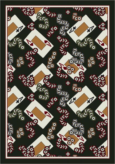 4 Of A Kind Field Theme Rugs 2 Collection Area Rug