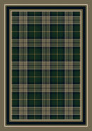 Magee Plaid Emerald II Milliken Design Center Collection Area Rug