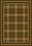 Magee Plaid Golden Amber Milliken Design Center Collection Area Rug
