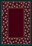 Rambling Rose Garnet II Milliken Design Center Collection Area Rug