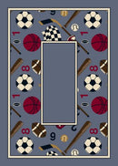 Good Sports Lapis Milliken Design Center Collection Area Rug