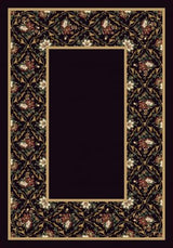Bouquet Lace Onyx Milliken Design Center Collection Area Rug