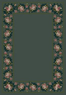 Floral Lace Aqua II Milliken Design Center Collection Area Rug