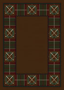 Country Clubs Dark Amber Milliken Design Center Collection Area Rug