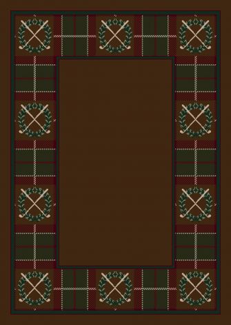Country Clubs Dark Amber Milliken Design Center Collection Area Rug