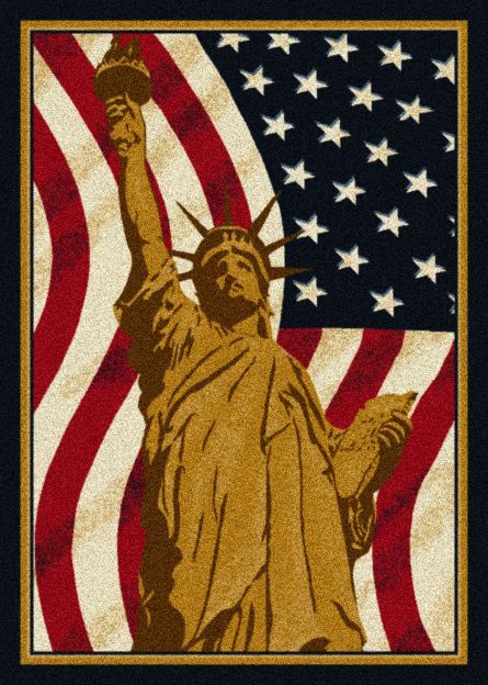 Lady Liberty Opal Seasonal Collection Area Rug