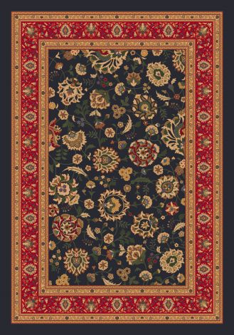 Aydin Ebony Pastiche Collection Area Rug