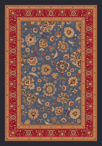Aydin Moor Blue Pastiche Collection Area Rug