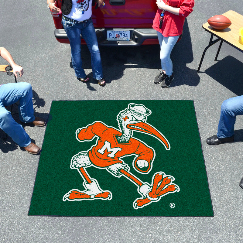 University of Miami Sebastian the Ibis Collegiate Tailgater Mat